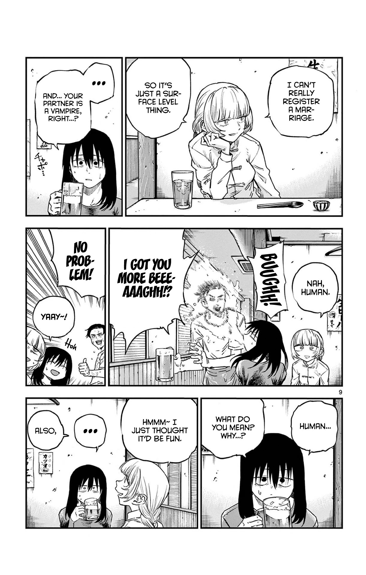 Yofukashi no Uta chapter 63 page 9