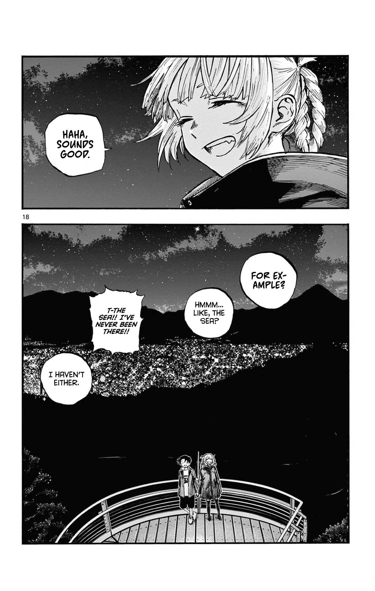 Yofukashi no Uta chapter 68 page 17