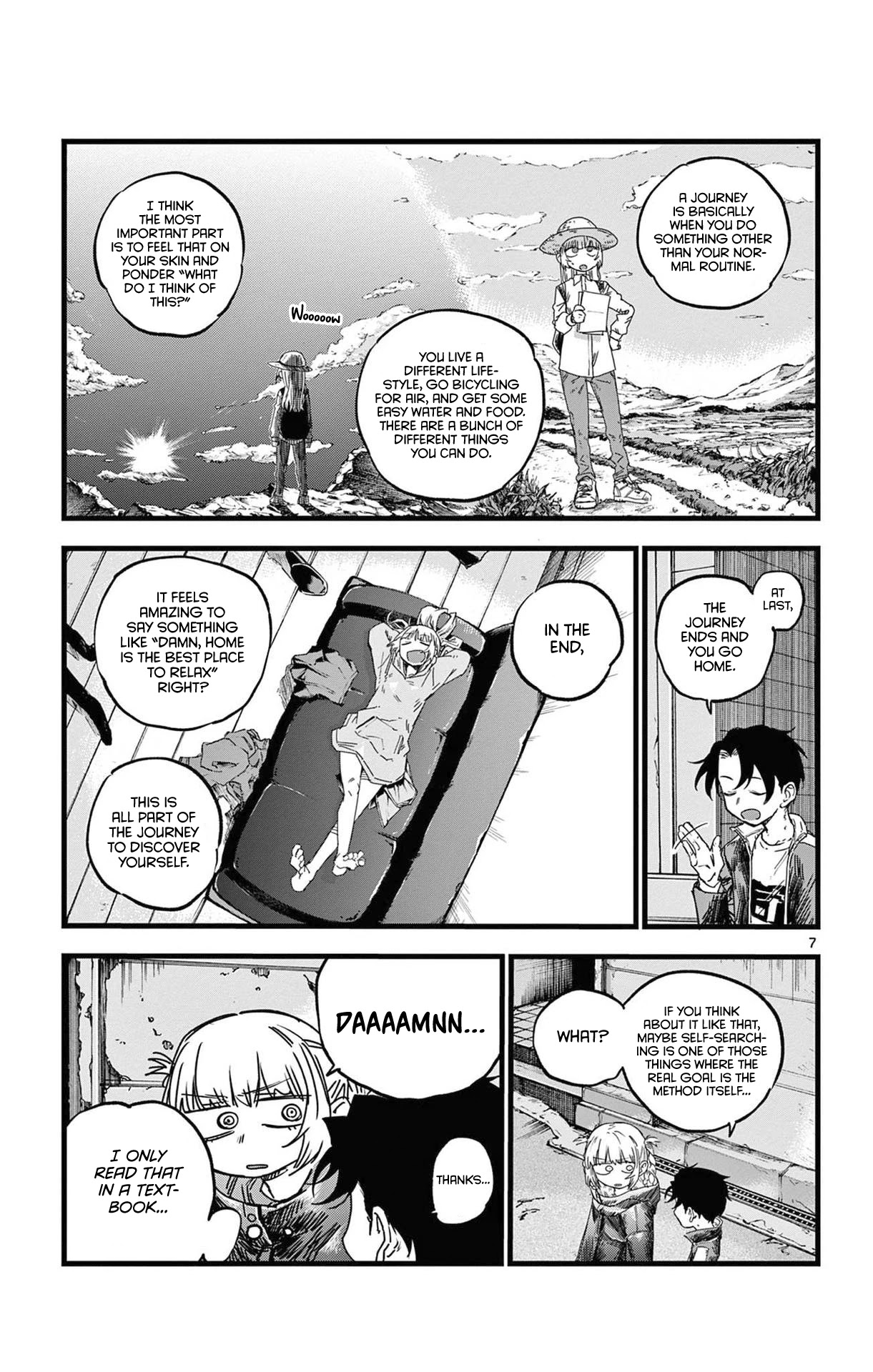 Yofukashi no Uta chapter 69 page 7