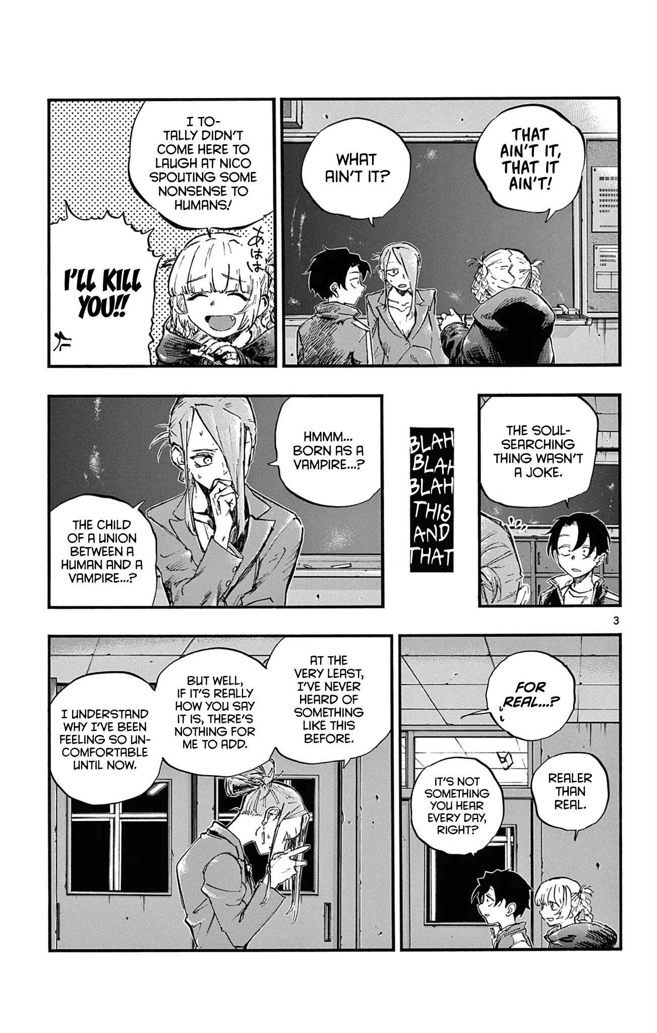 Yofukashi no Uta chapter 70 page 3