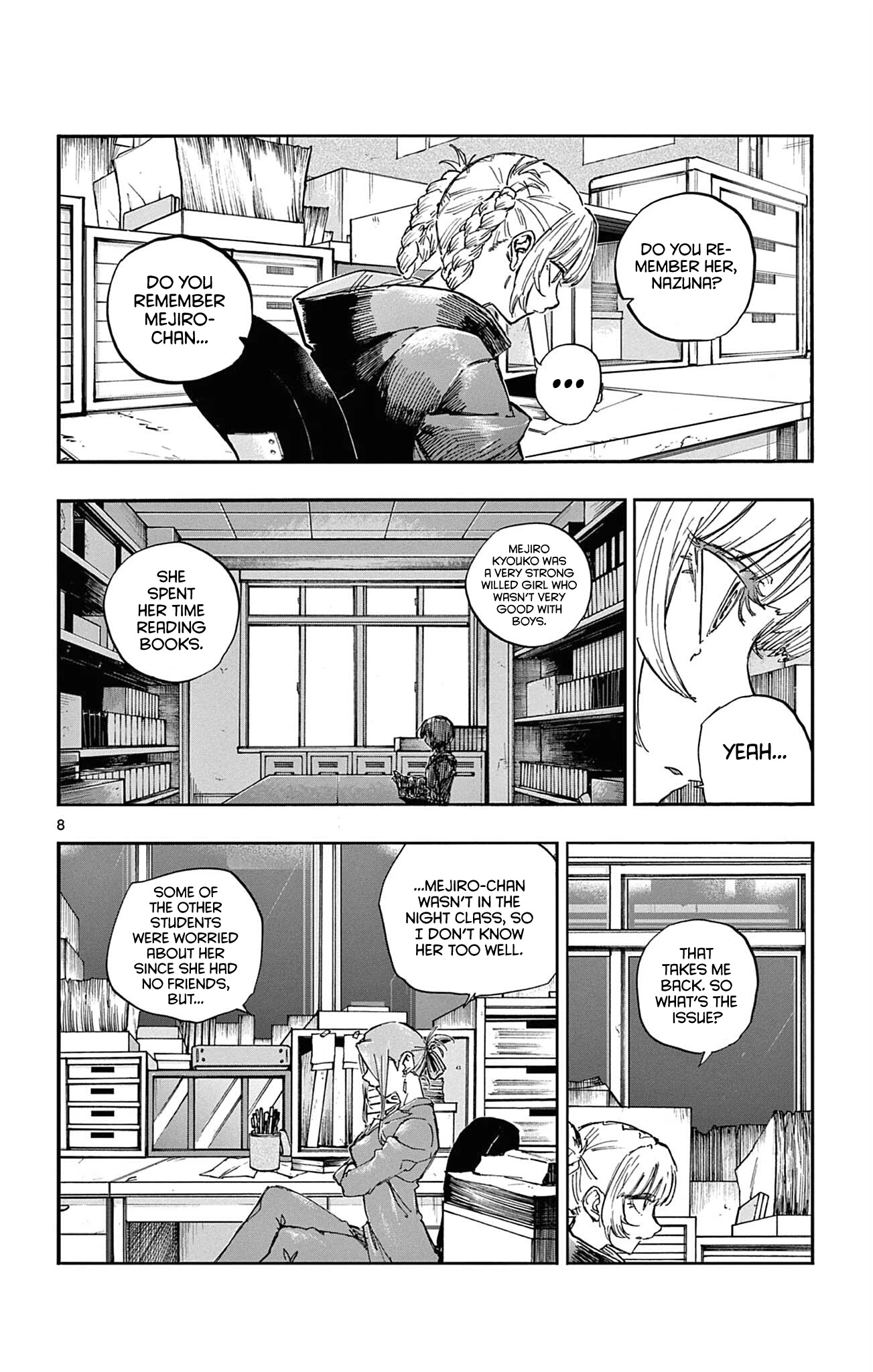 Yofukashi no Uta chapter 71 page 8