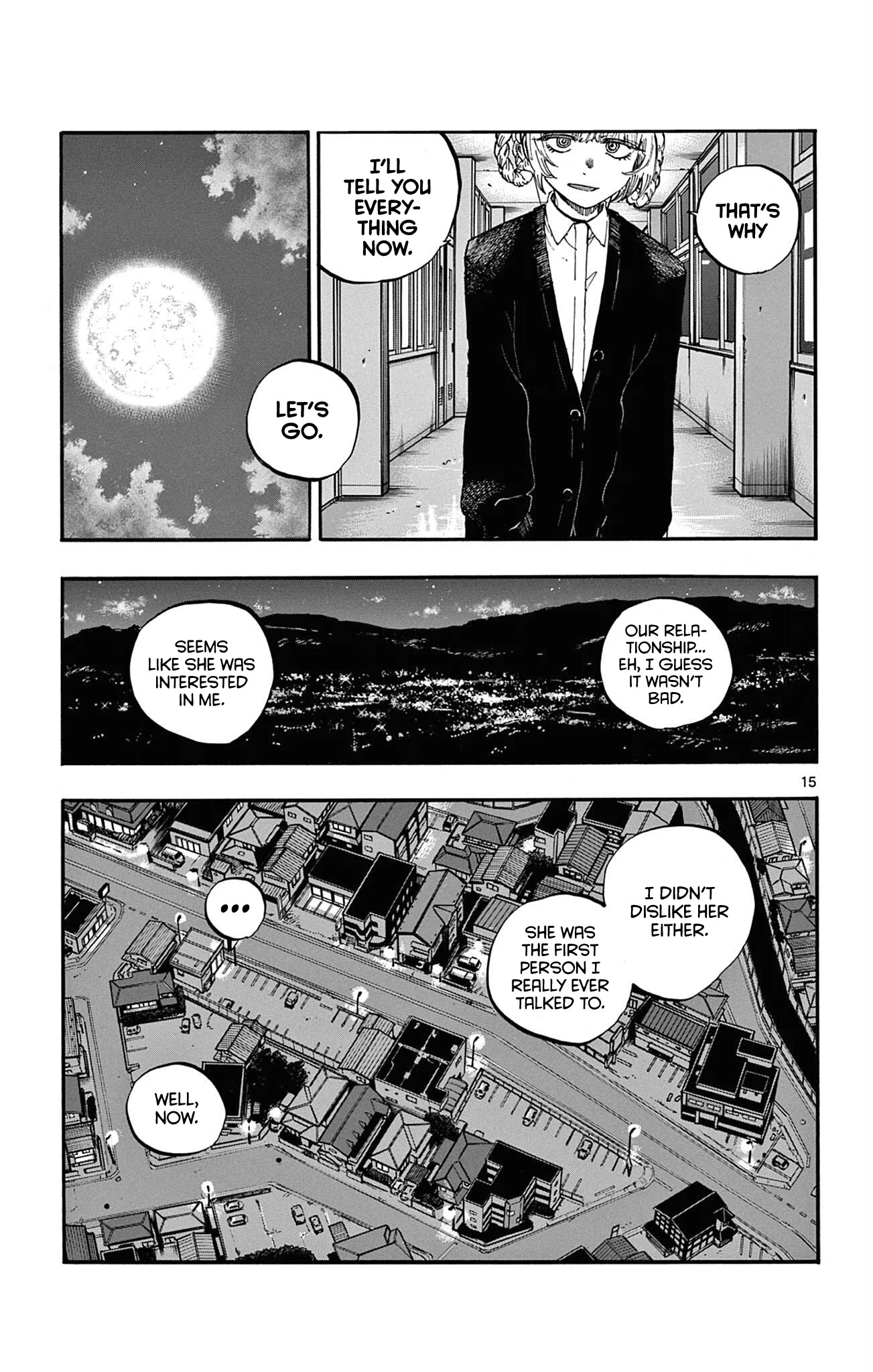 Yofukashi no Uta chapter 74 page 15