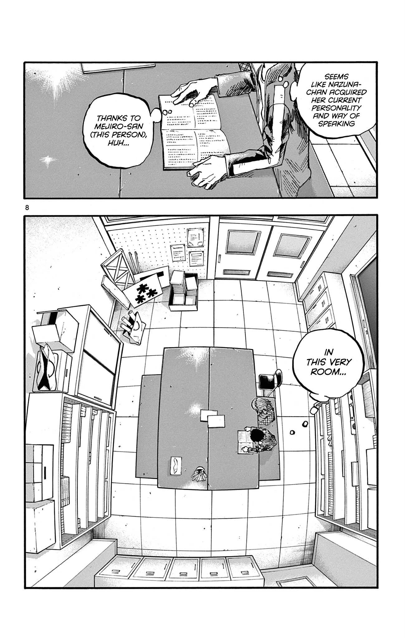 Yofukashi no Uta chapter 74 page 8