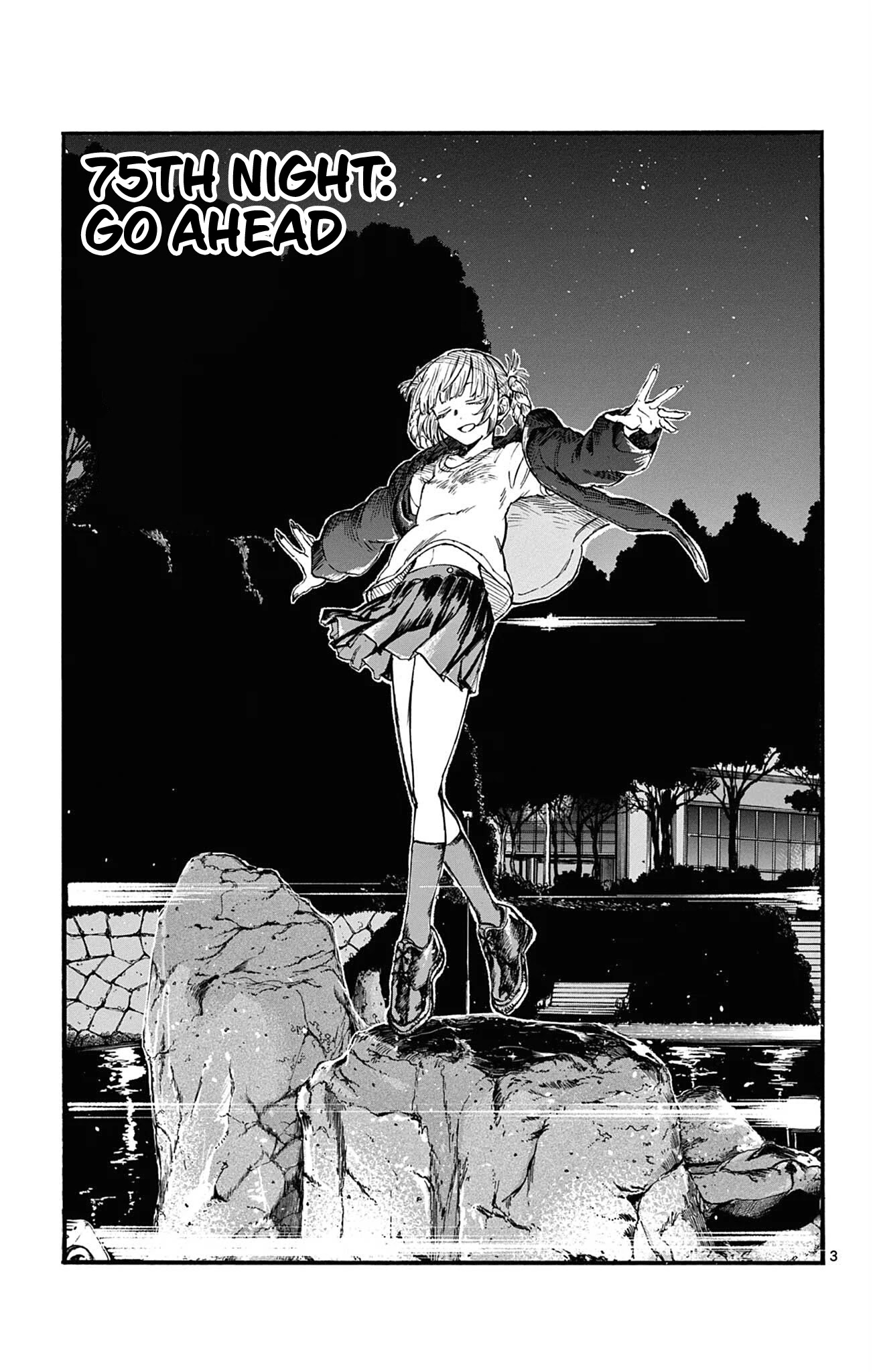 Yofukashi no Uta chapter 75 page 3