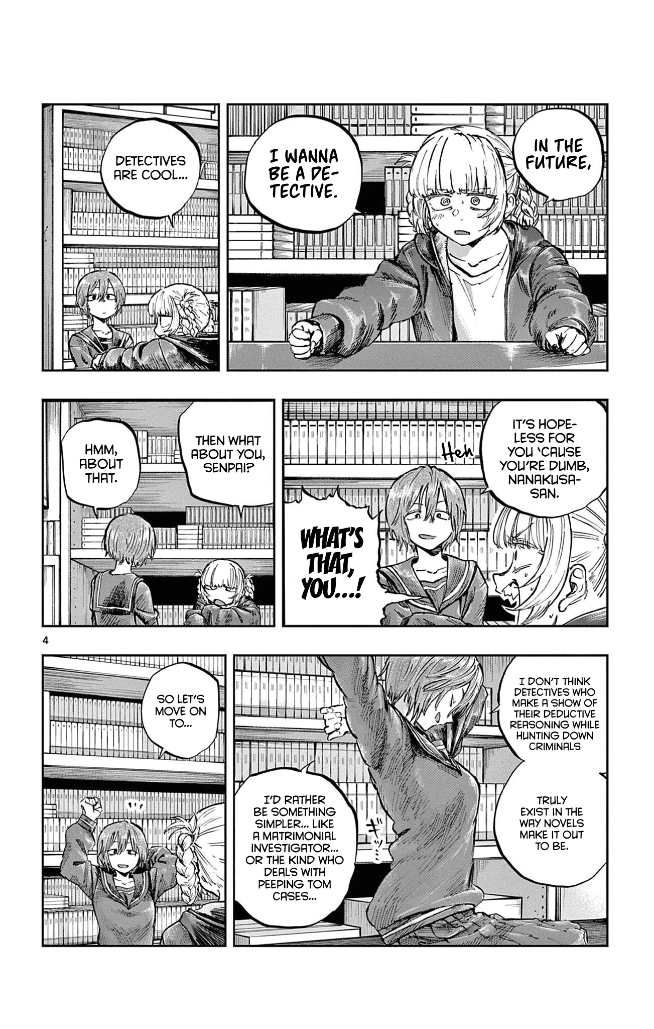 Yofukashi no Uta chapter 76 page 4