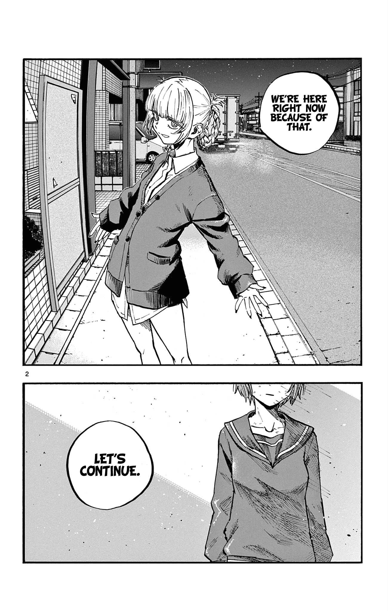 Yofukashi no Uta chapter 77 page 2