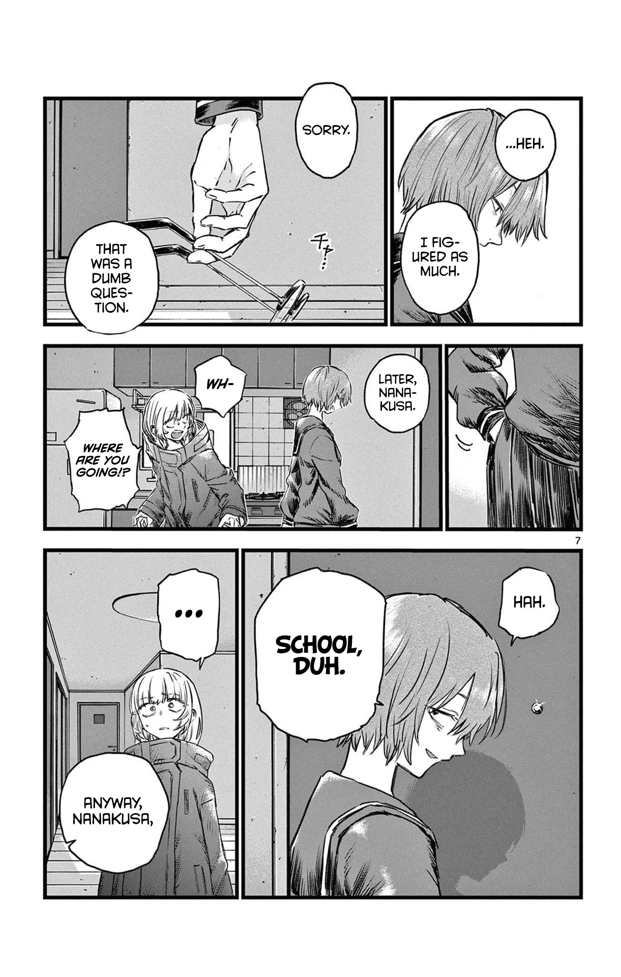 Yofukashi no Uta chapter 82 page 7