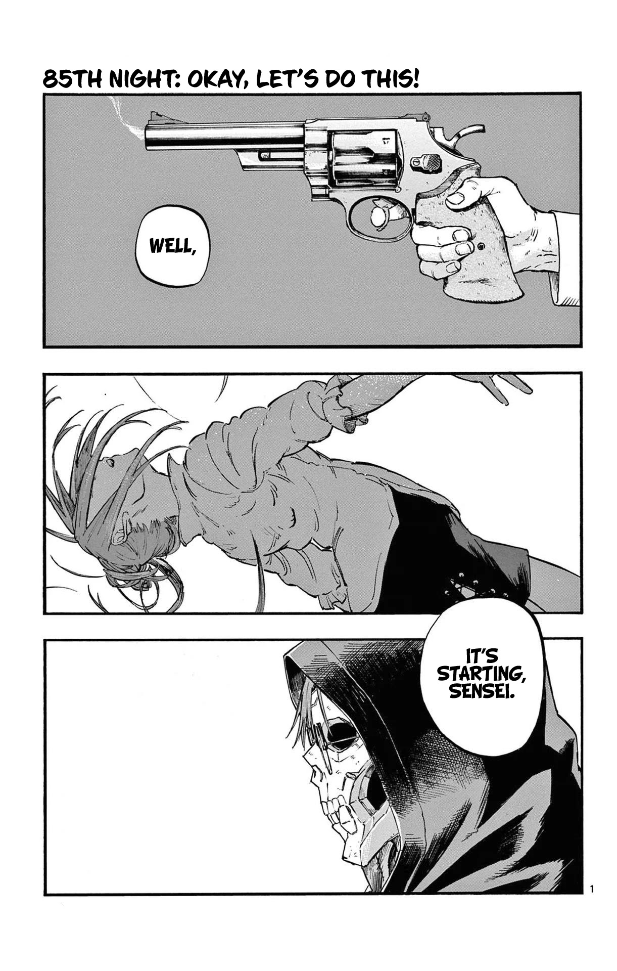 Yofukashi no Uta chapter 85 page 1