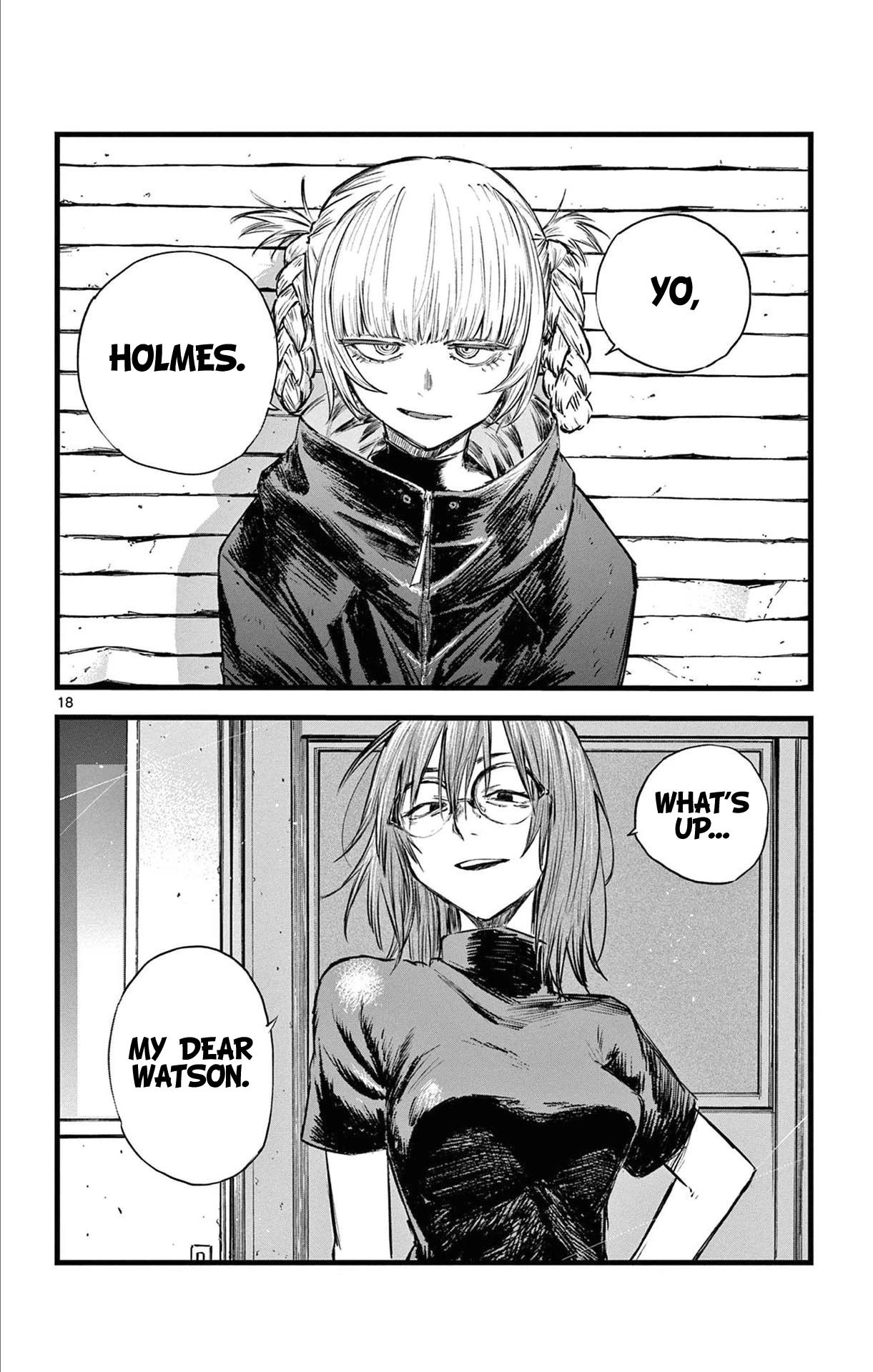 Yofukashi no Uta chapter 86 page 17