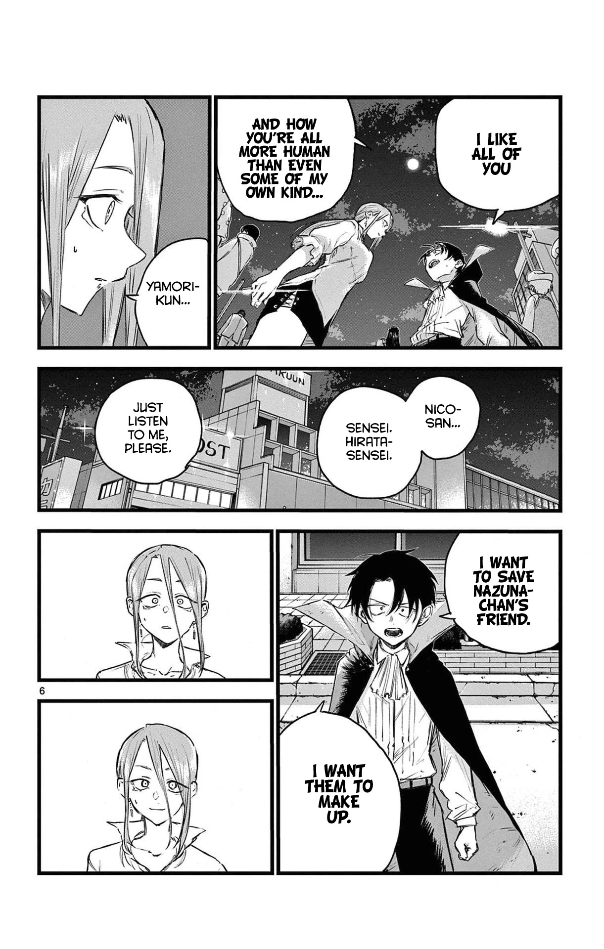 Yofukashi no Uta chapter 87 page 6