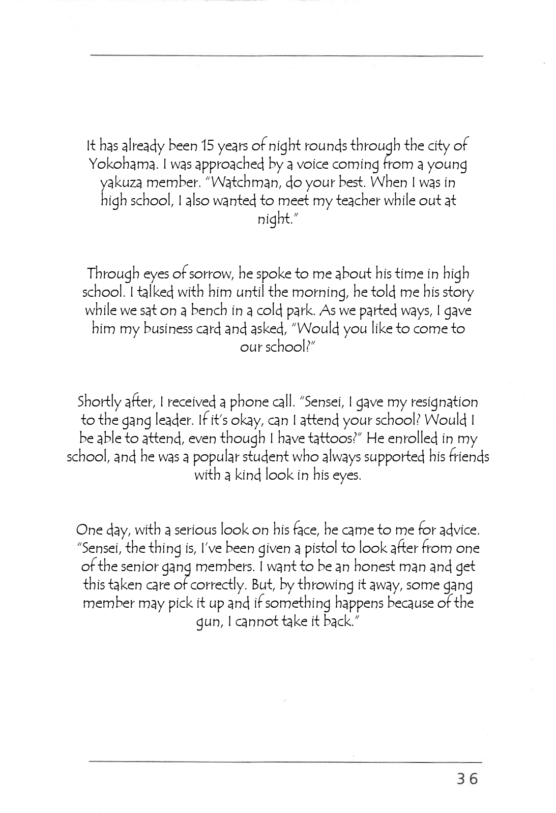 Yomawari Sensei chapter 40 page 39