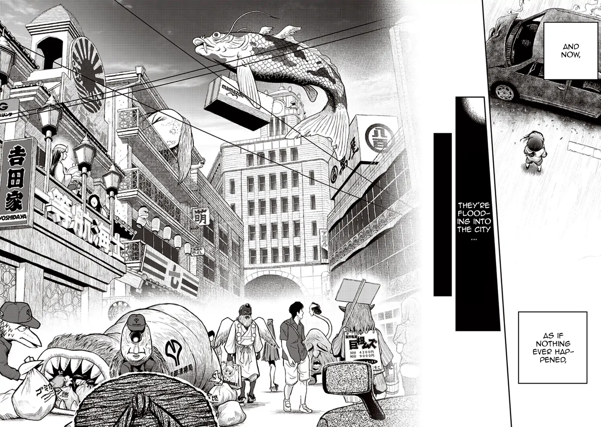 Youkai Gurentai chapter 1 page 9