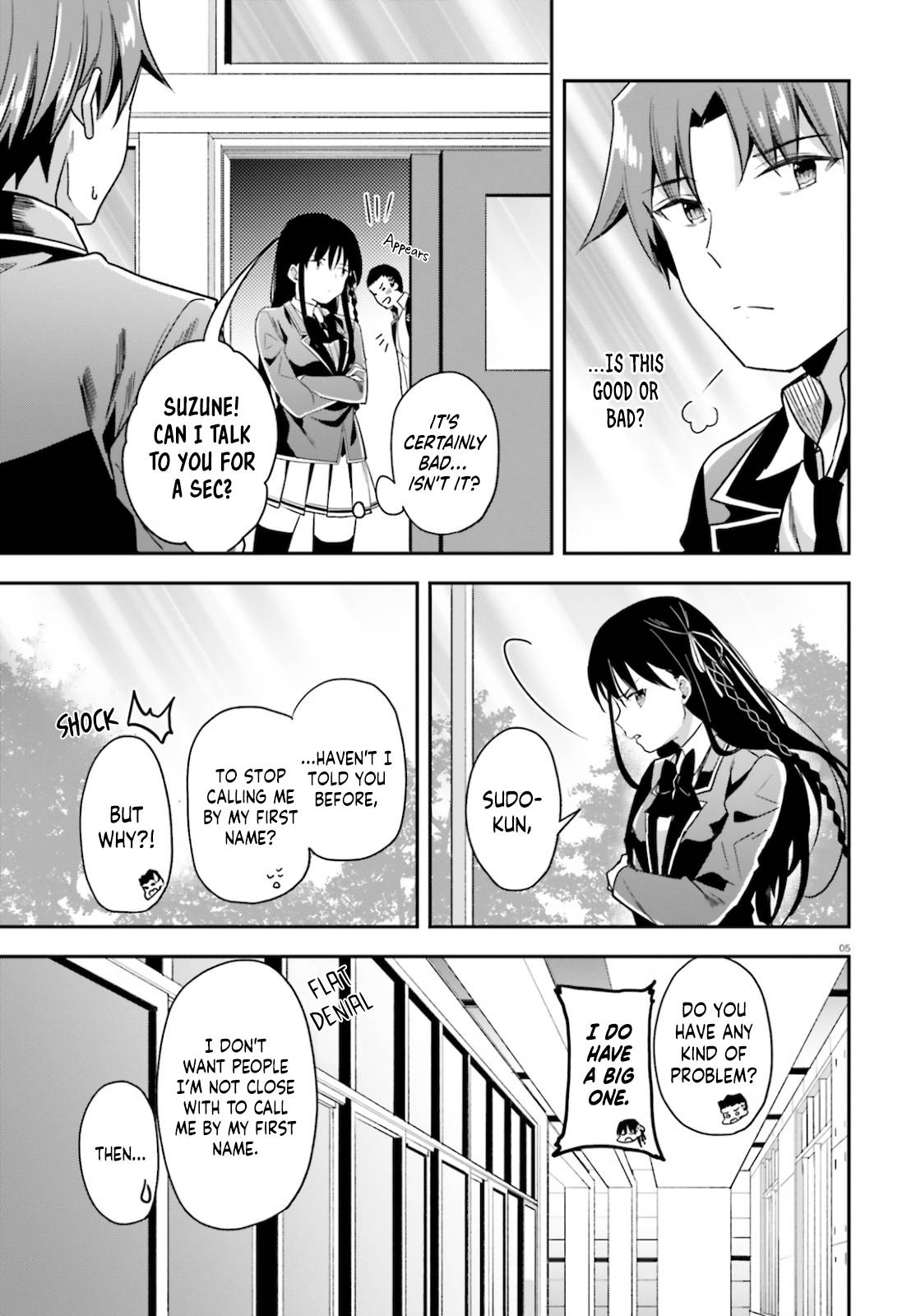 Youkoso Jitsuryoku Shijou Shugi no Kyoushitsu e chapter 59 page 6