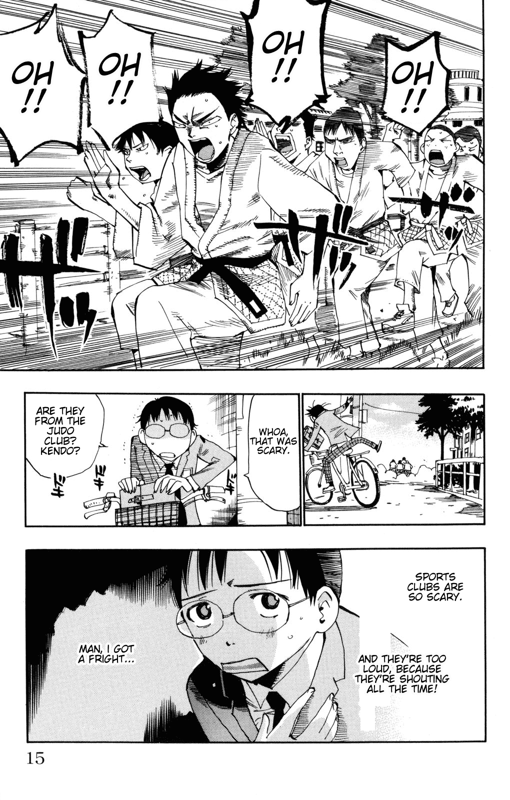 Yowamushi Pedal chapter 1 page 12