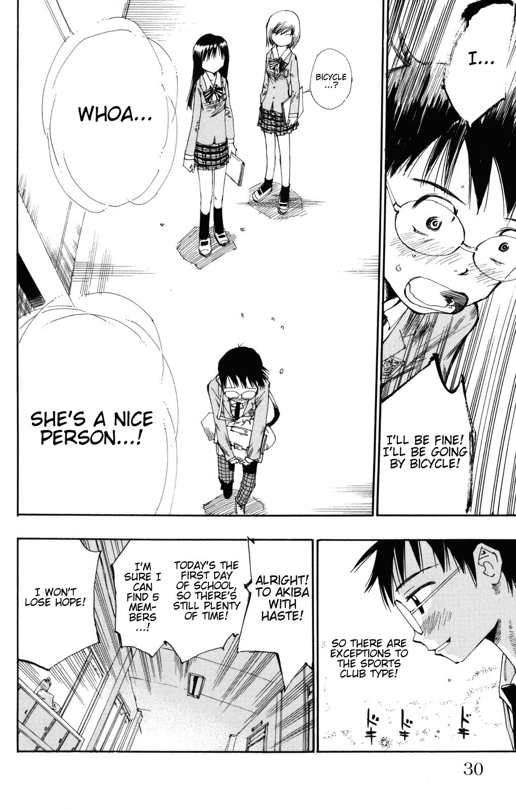 Yowamushi Pedal chapter 1 page 26