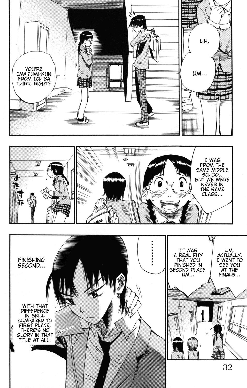 Yowamushi Pedal chapter 1 page 28