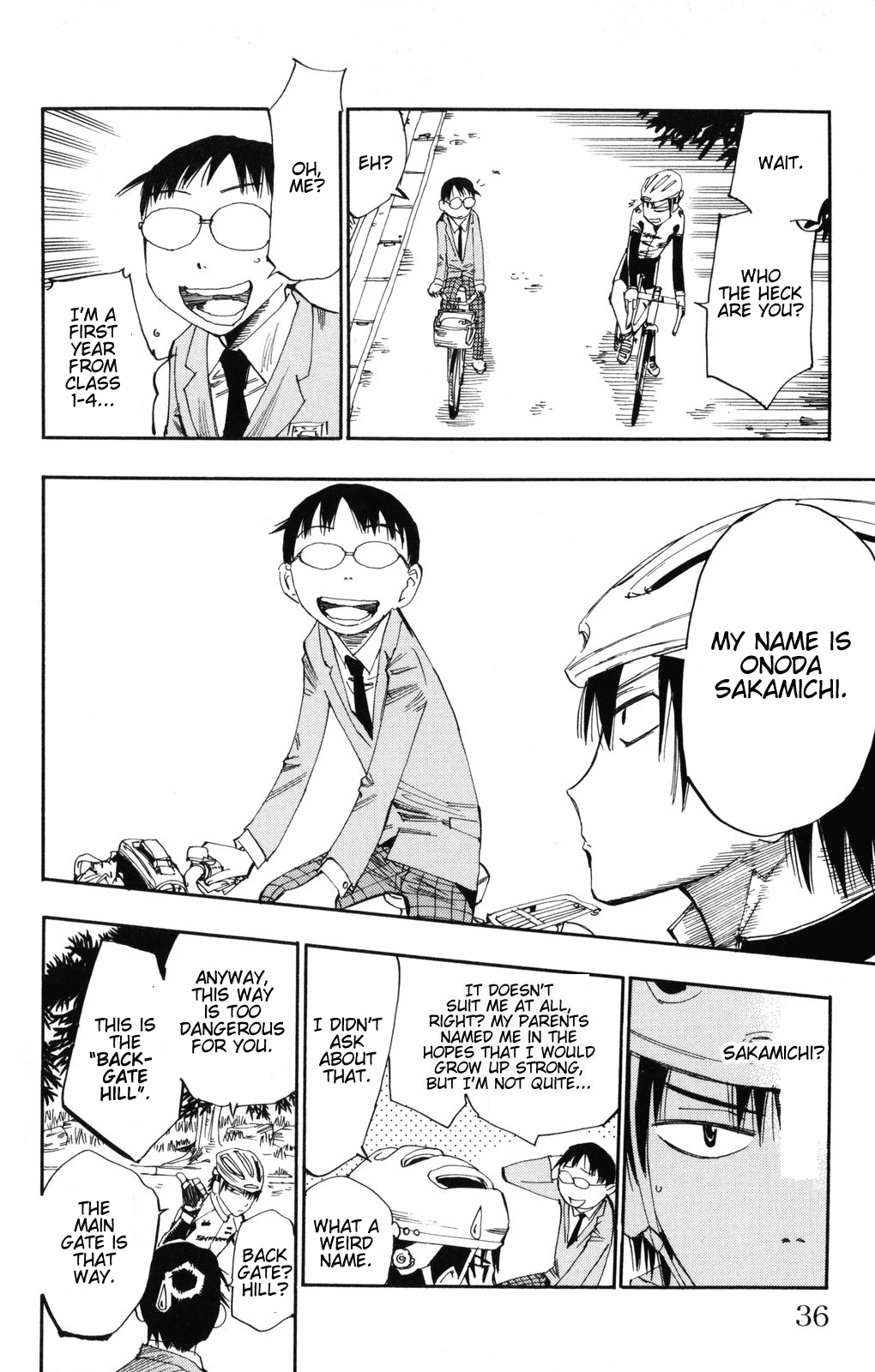 Yowamushi Pedal chapter 1 page 32