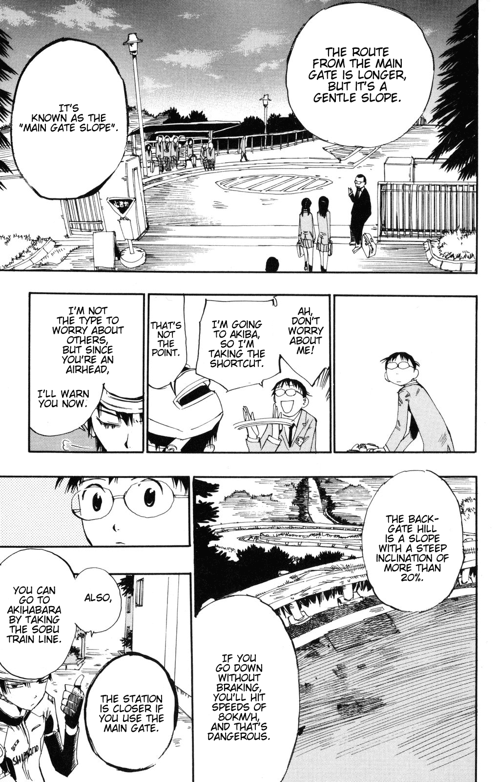 Yowamushi Pedal chapter 1 page 33