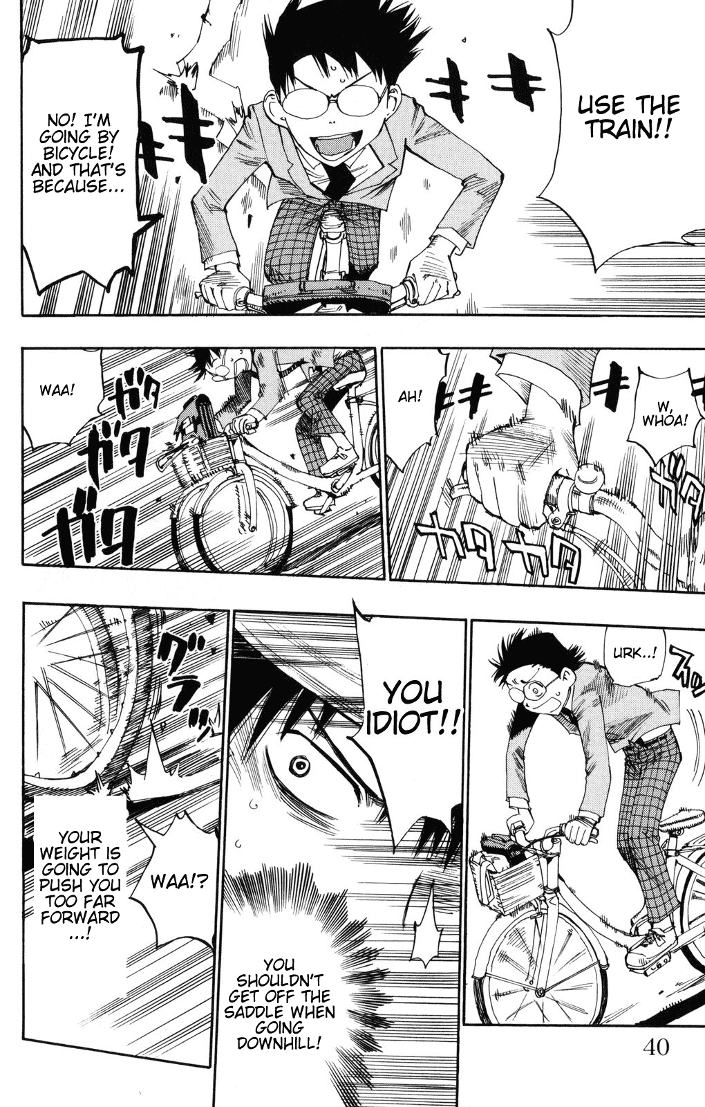 Yowamushi Pedal chapter 1 page 36