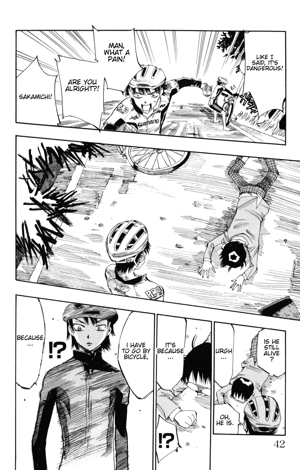 Yowamushi Pedal chapter 1 page 38