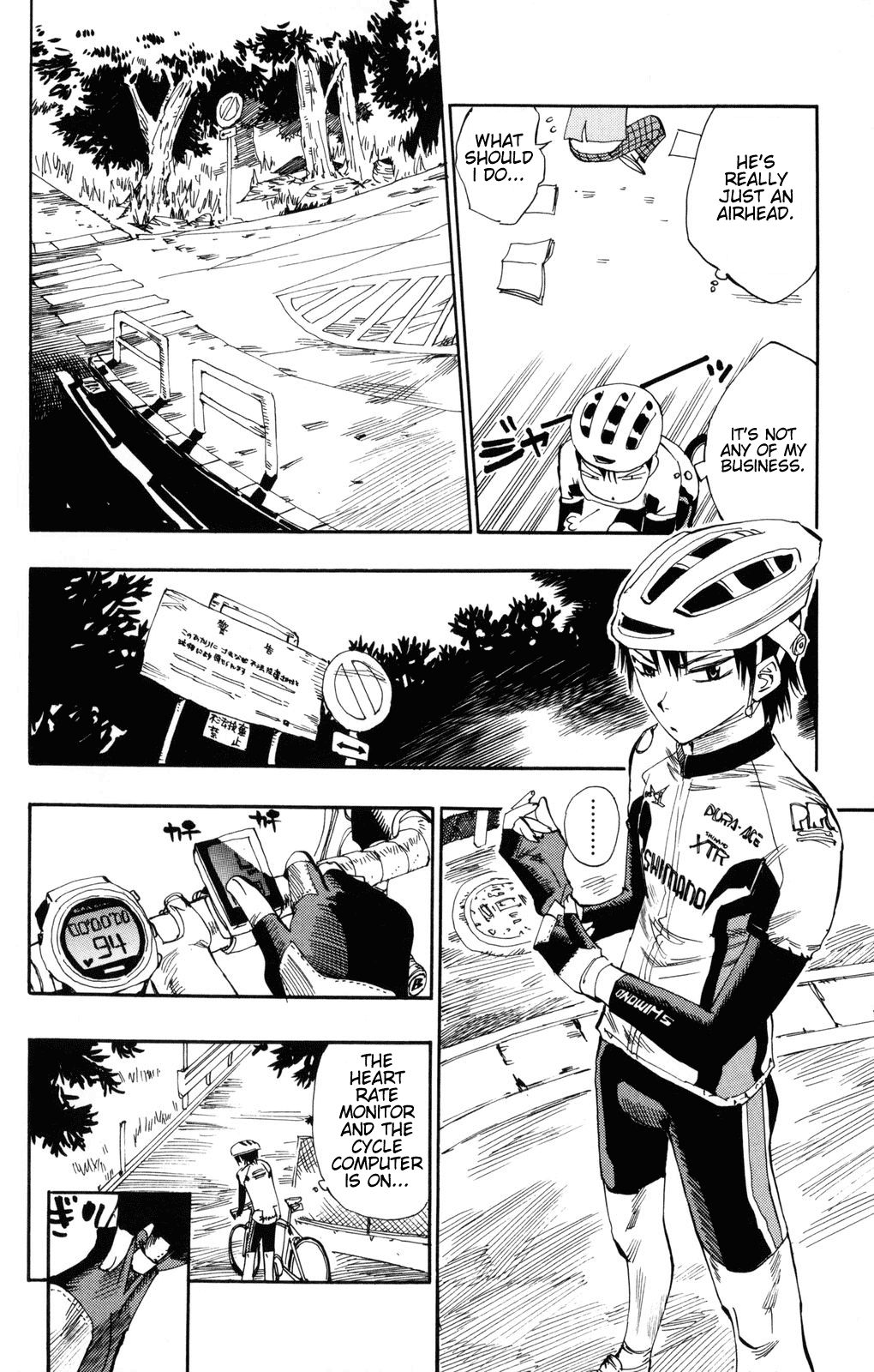 Yowamushi Pedal chapter 1 page 42