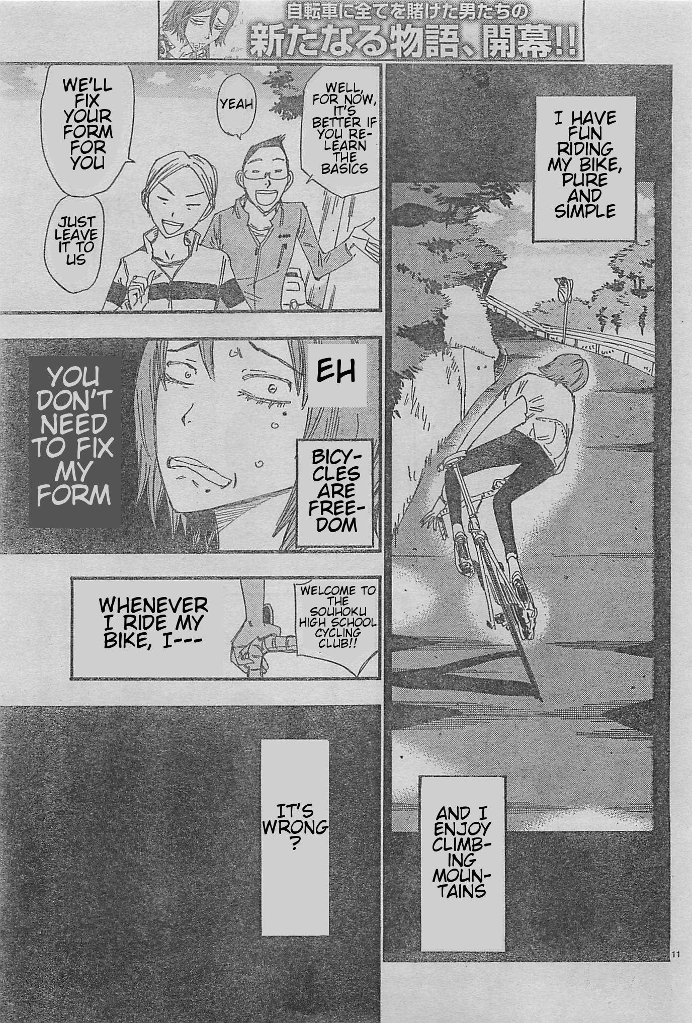 Yowamushi Pedal chapter 103.1 page 18