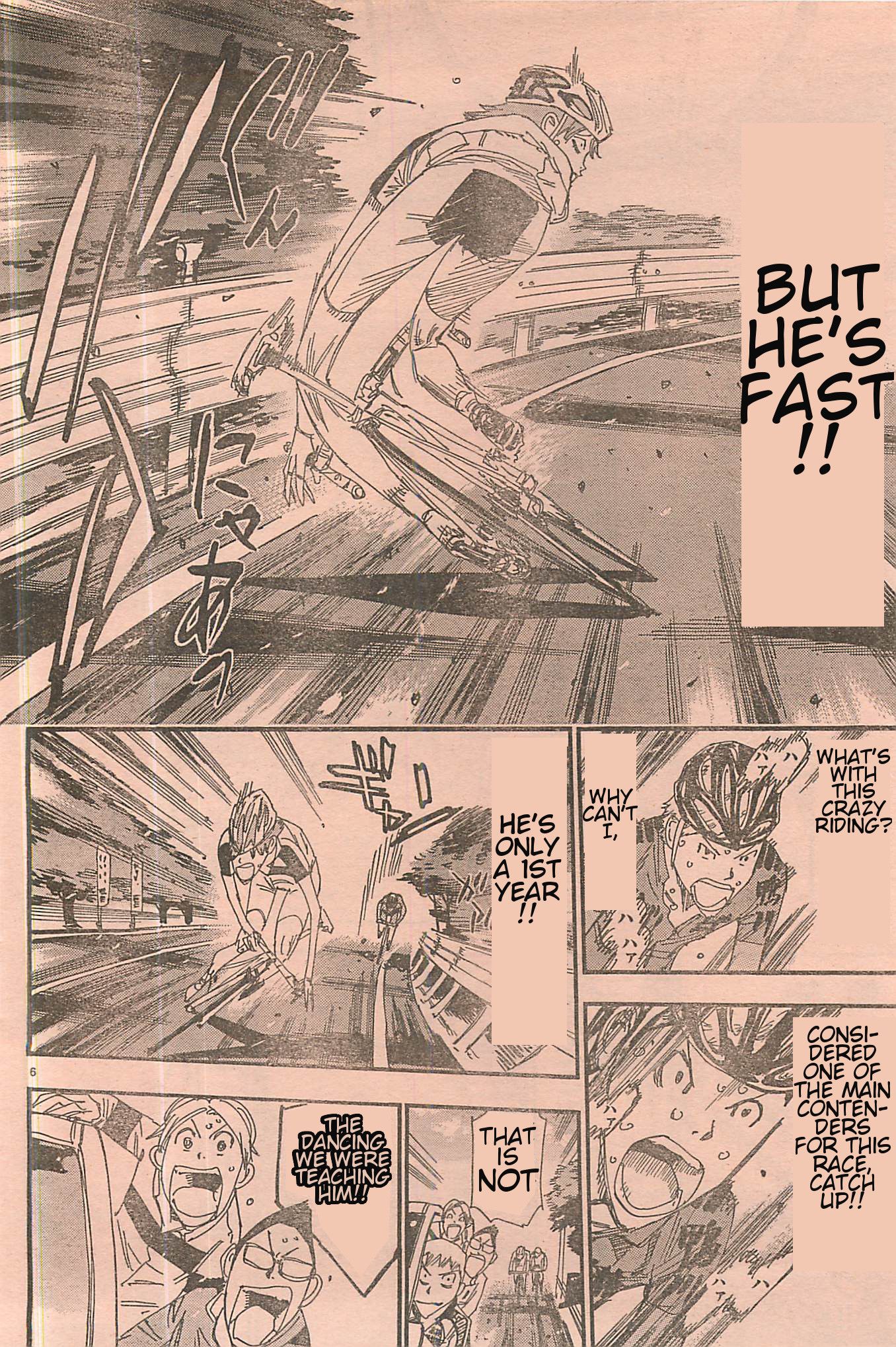 Yowamushi Pedal chapter 103.4 page 5