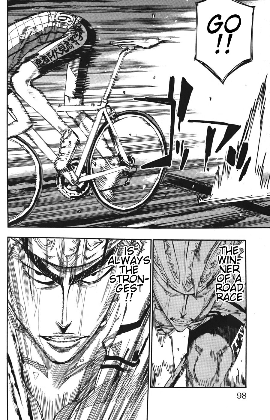 Yowamushi Pedal chapter 108 page 8