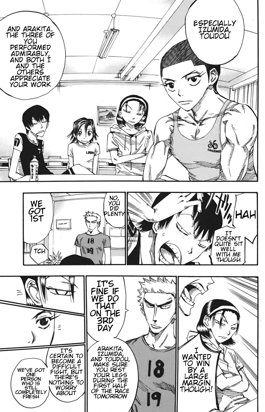 Yowamushi Pedal chapter 110 page 18