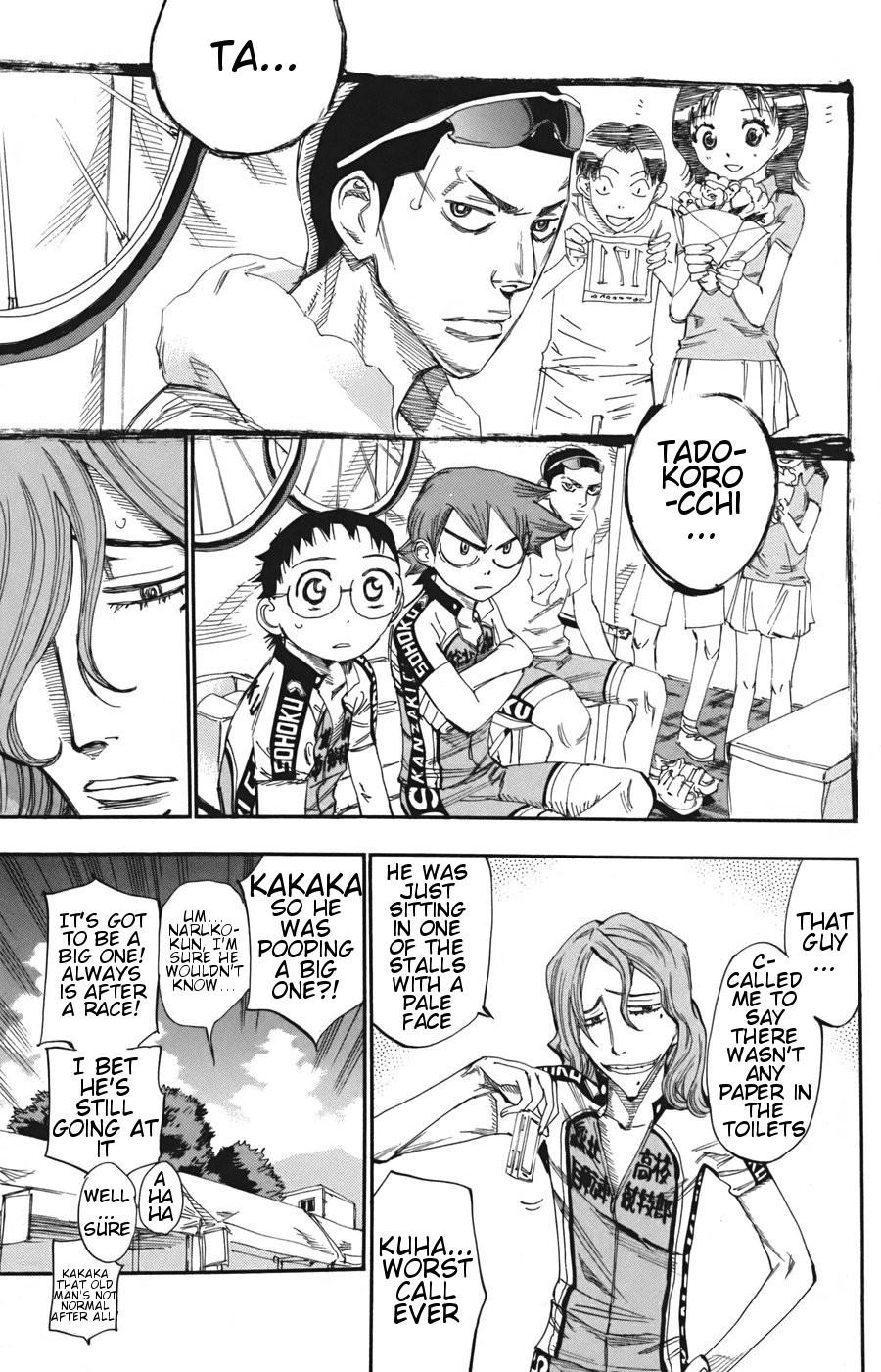 Yowamushi Pedal chapter 110 page 7