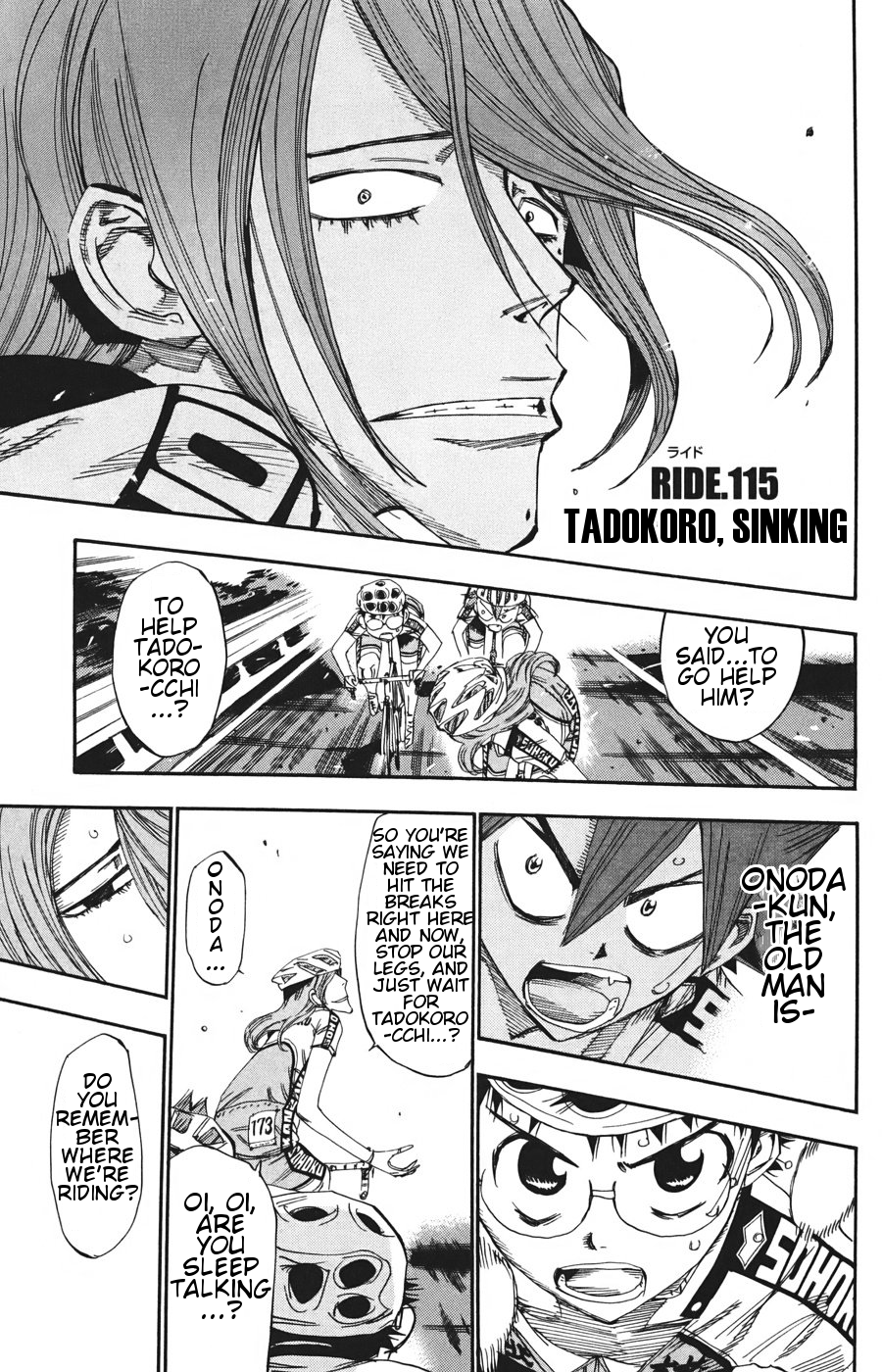 Yowamushi Pedal chapter 115 page 1