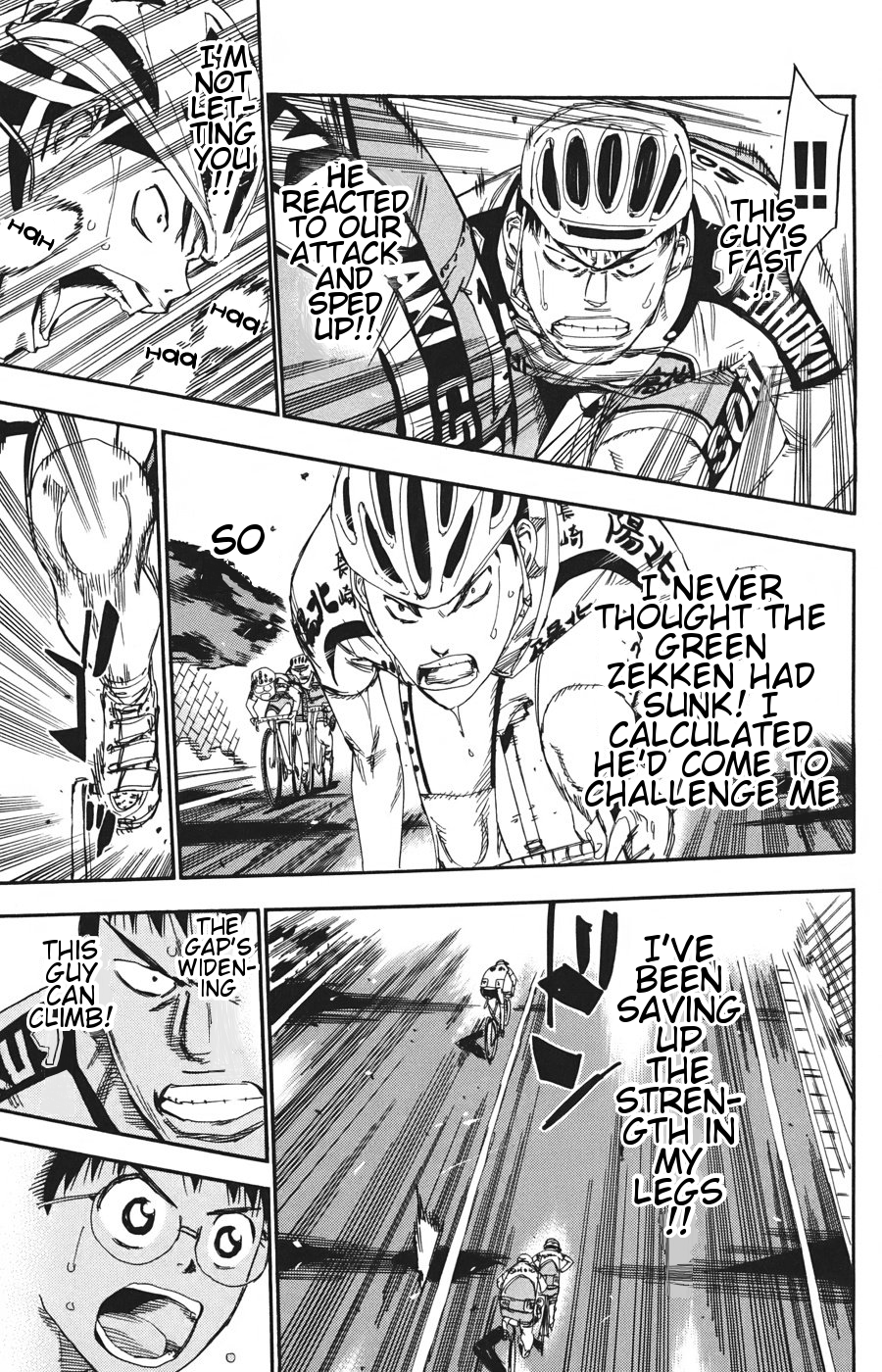 Yowamushi Pedal chapter 118 page 8