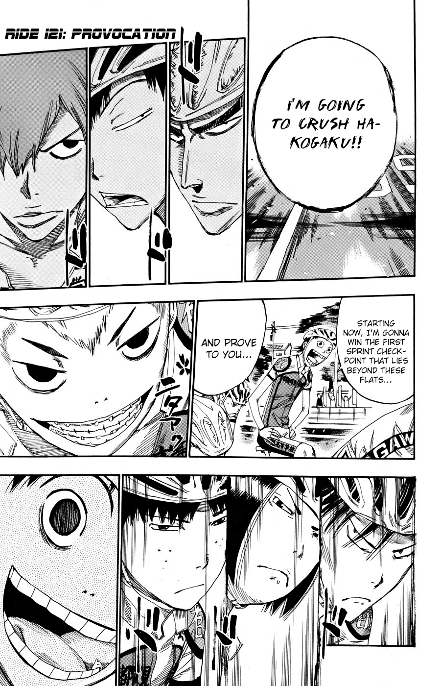 Yowamushi Pedal chapter 121 page 1