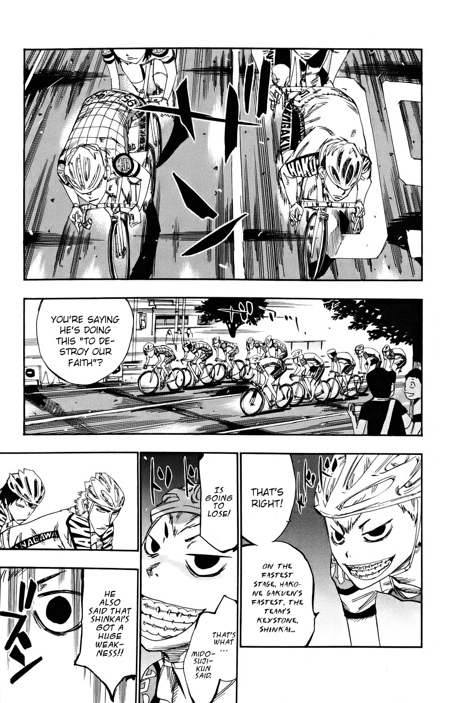 Yowamushi Pedal chapter 127 page 3