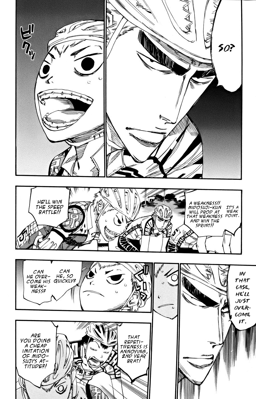 Yowamushi Pedal chapter 127 page 4