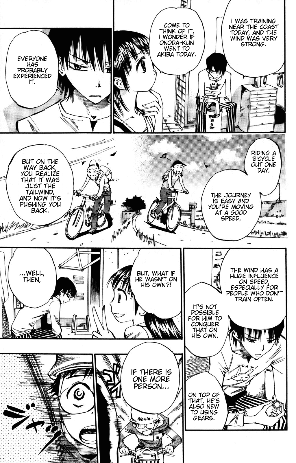 Yowamushi Pedal chapter 13 page 3