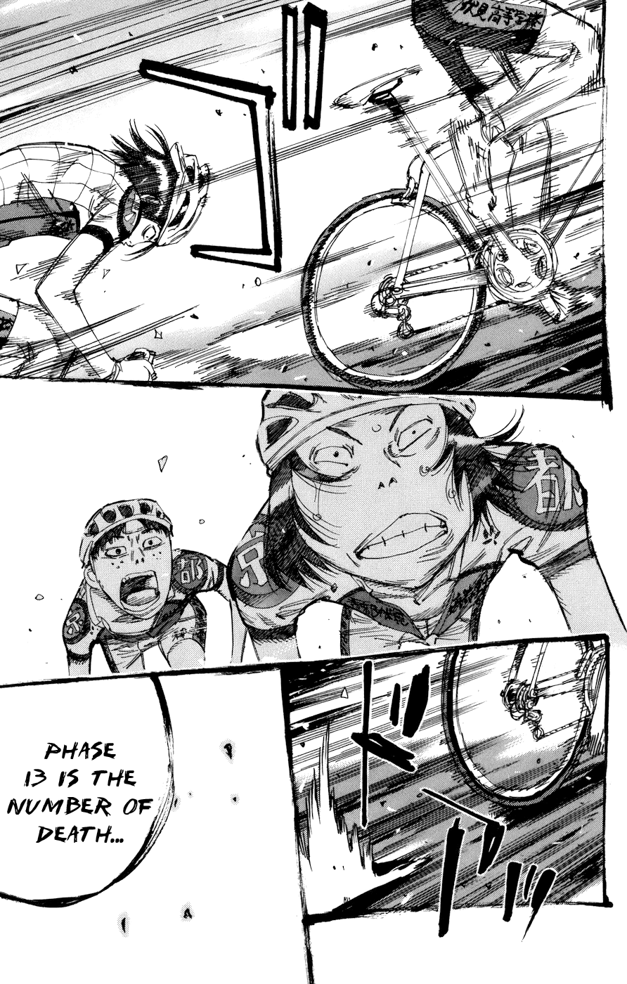 Yowamushi Pedal chapter 133 page 14