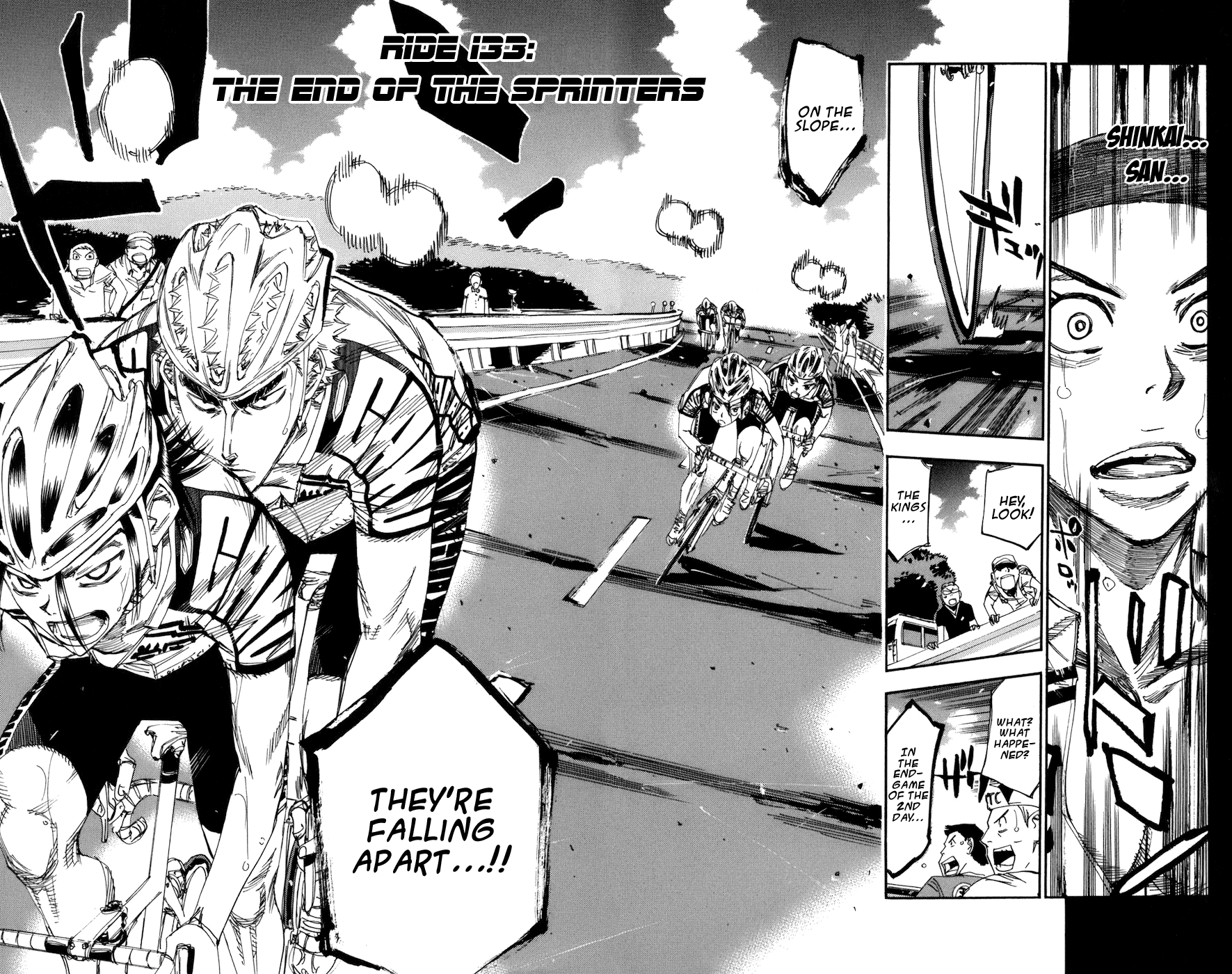 Yowamushi Pedal chapter 133 page 2