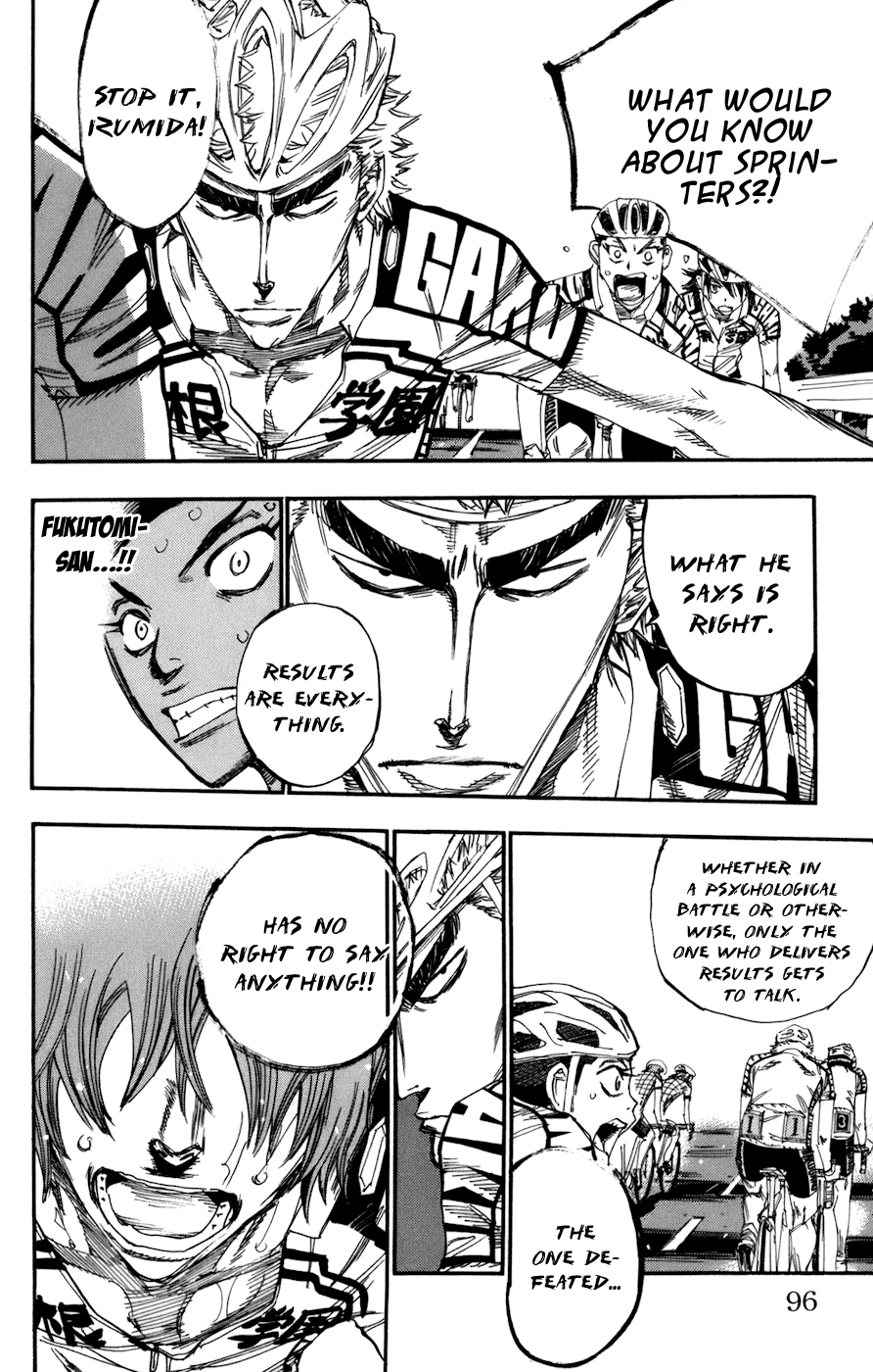 Yowamushi Pedal chapter 133 page 9