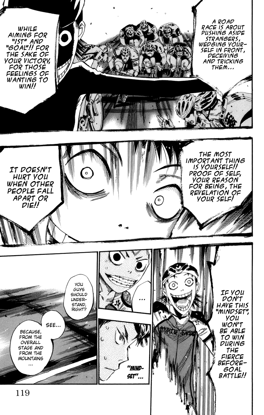 Yowamushi Pedal chapter 134 page 11