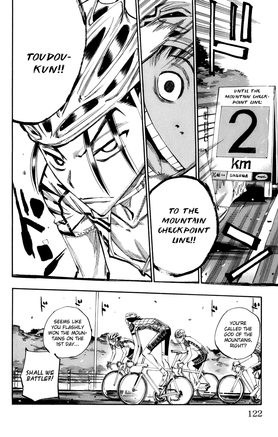 Yowamushi Pedal chapter 134 page 14