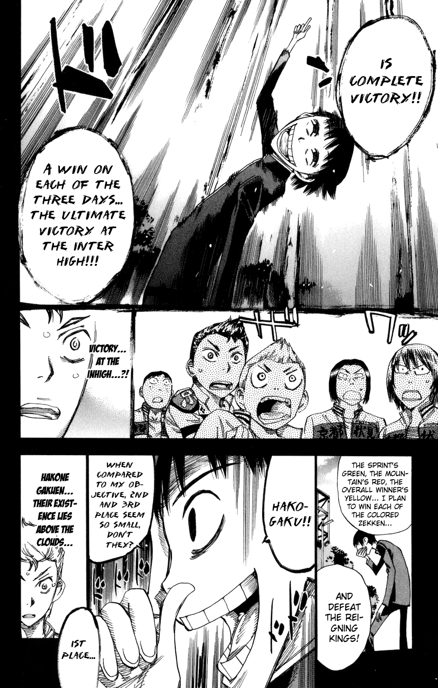 Yowamushi Pedal chapter 135 page 14