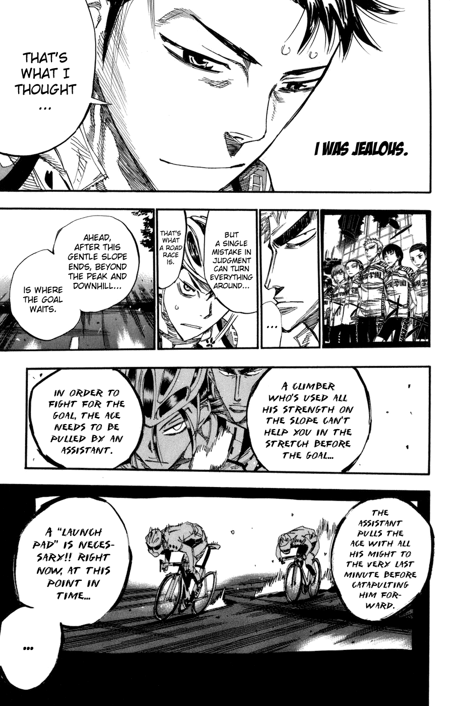 Yowamushi Pedal chapter 136 page 11