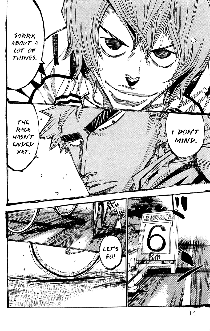 Yowamushi Pedal chapter 138 page 14