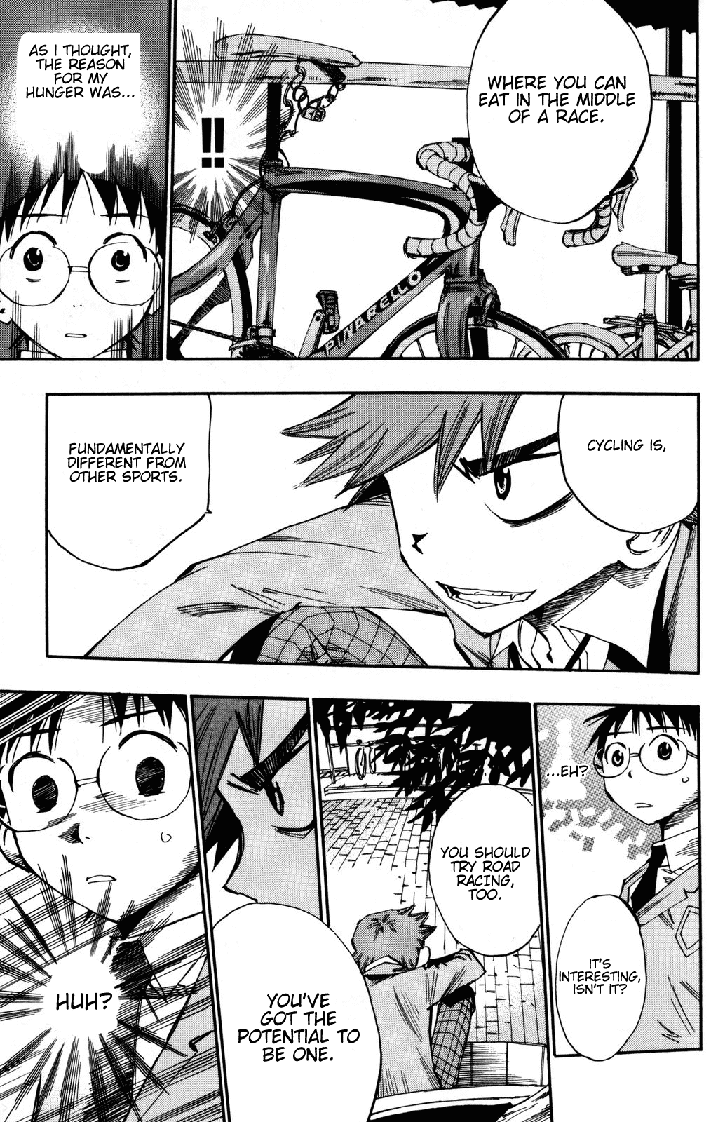 Yowamushi Pedal chapter 14 page 15