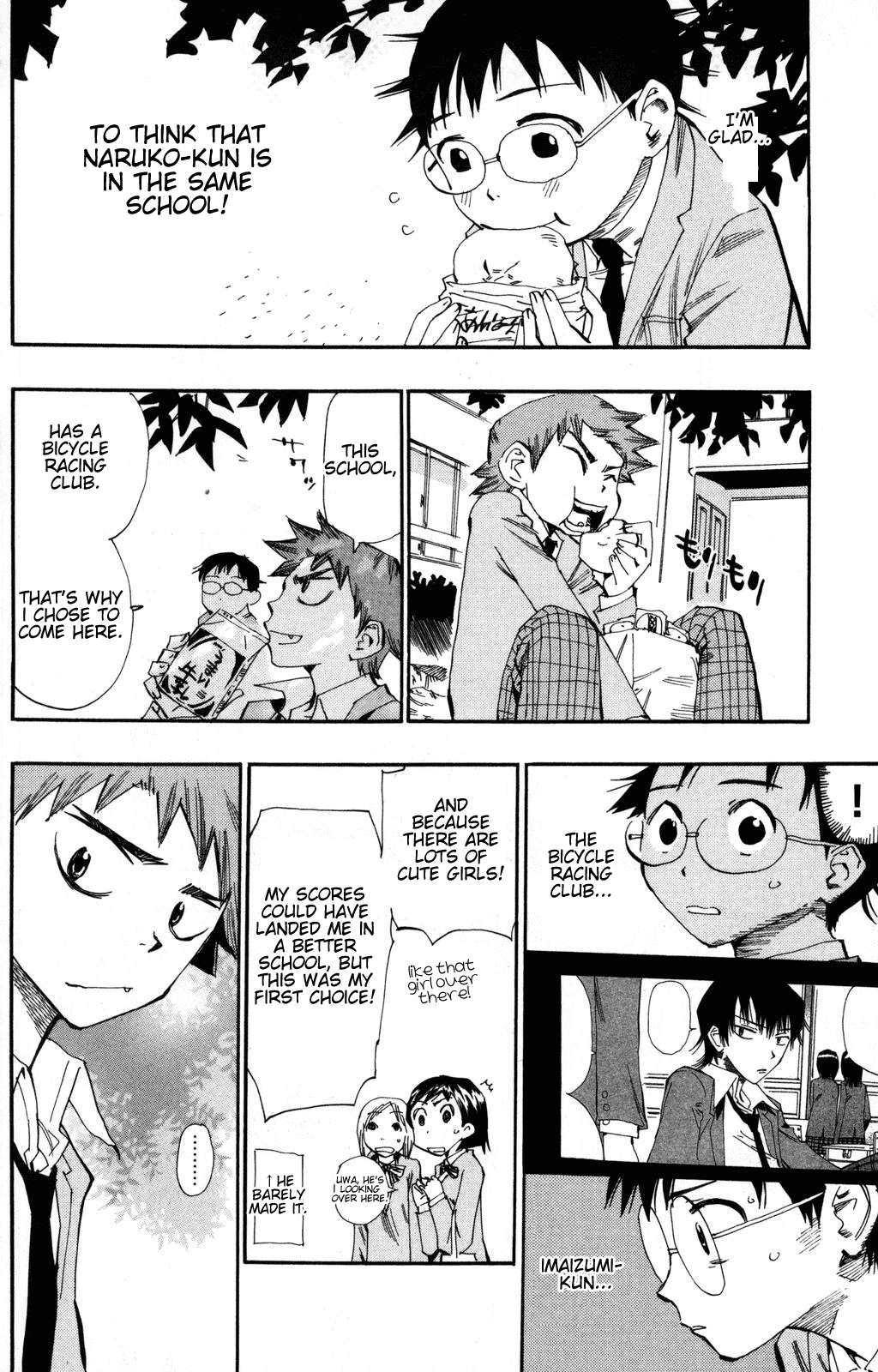 Yowamushi Pedal chapter 14 page 8