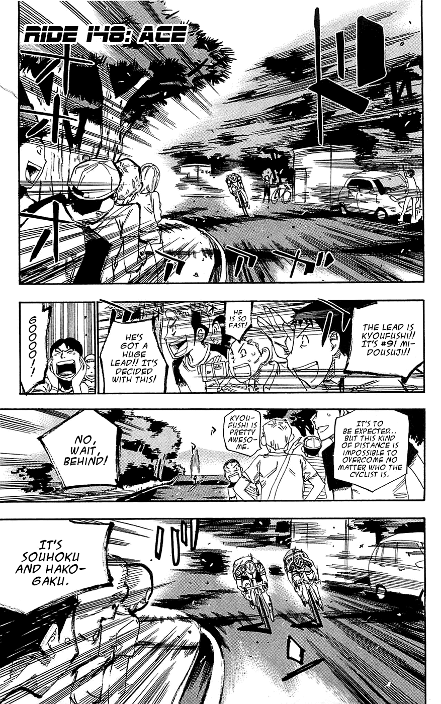 Yowamushi Pedal chapter 148 page 1