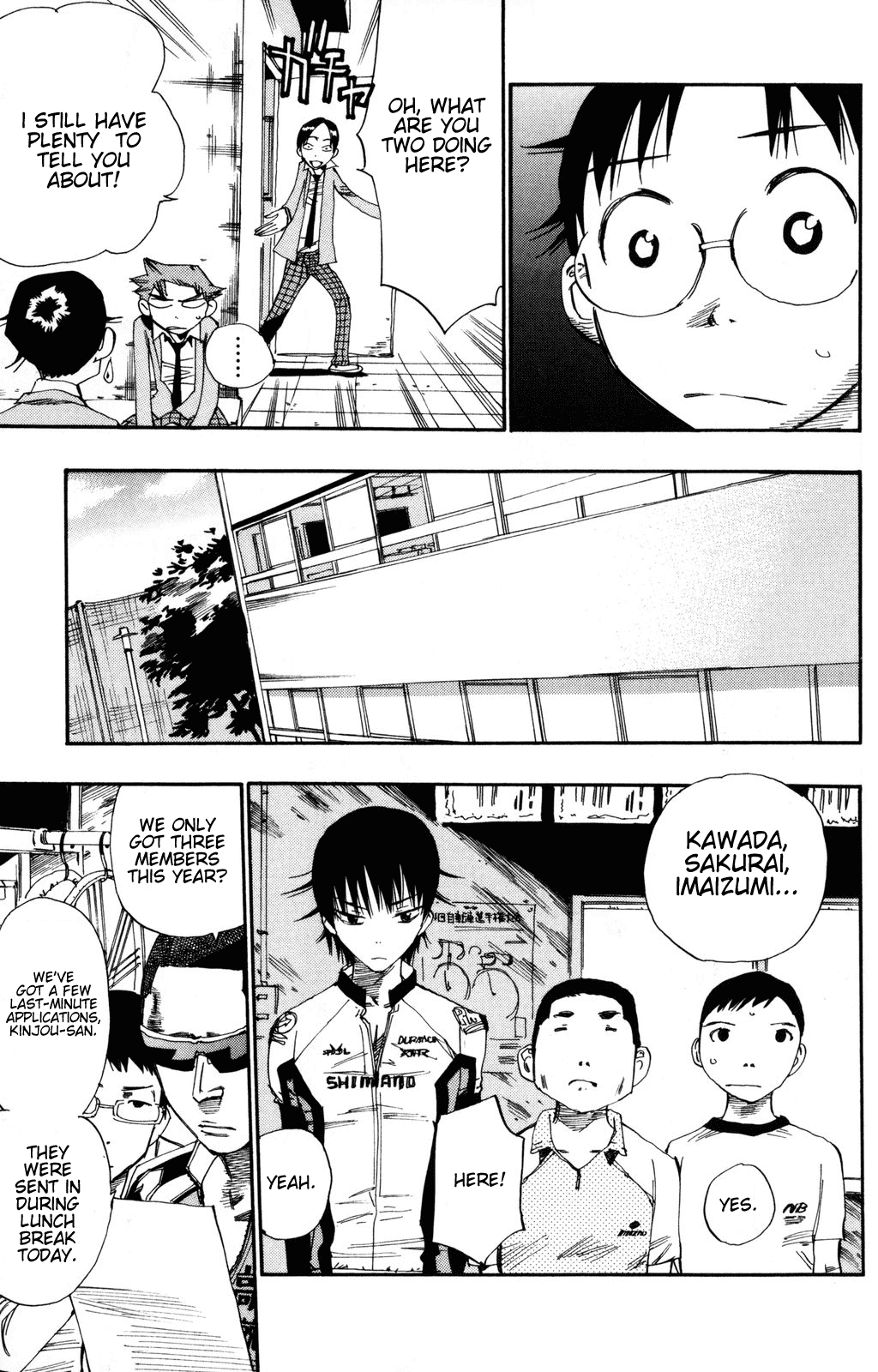 Yowamushi Pedal chapter 15 page 13