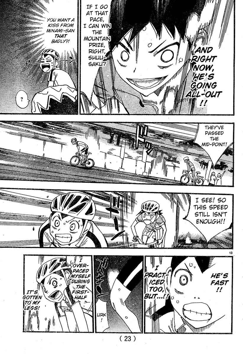 Yowamushi Pedal chapter 154.3 page 14