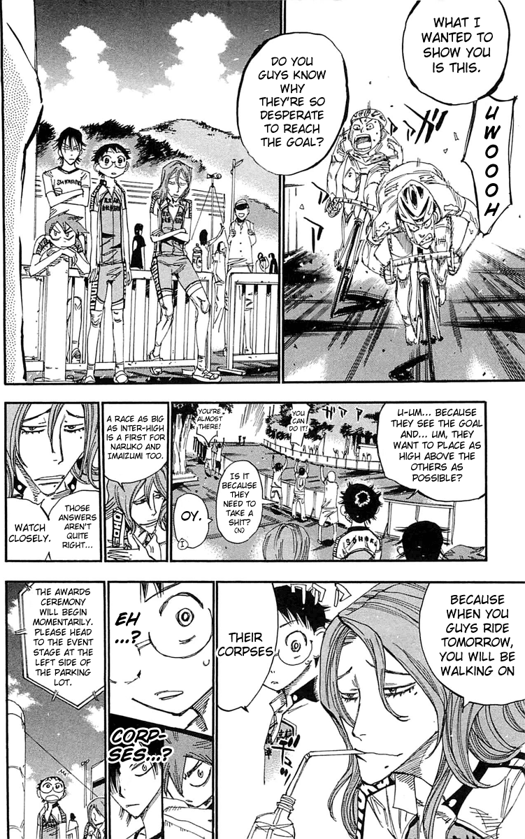 Yowamushi Pedal chapter 155 page 12